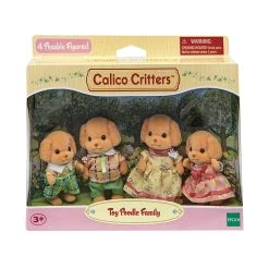 Calico Critters Figures Toy Poodle Family