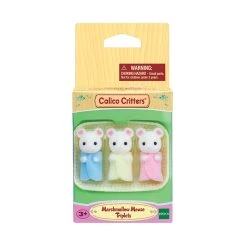 Calico Critters Figures Marshmallow Mouse Triplets