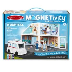 Melissa And Doug Magnetivity Magnetic Building Play Set - Hospital Pretend Play