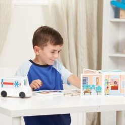 Melissa And Doug Magnetivity Magnetic Building Play Set - Hospital Pretend Play