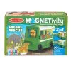Melissa And Doug Magnetivity Magnetic Building Play Set - Safari Rescue Truck Pretend Play