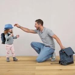 LASSIG Accesories Vintage Little One & Me Diaper Backpack