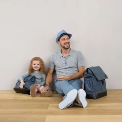 LASSIG Accesories Vintage Little One & Me Diaper Backpack