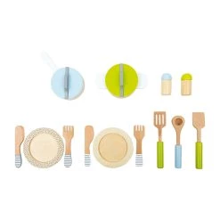 Small Foot Crockery & Cookware Set Pretend Play