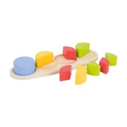Small Foot Educational Fraction Circles Shape-fitting Puzzle