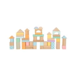 Small Foot Pastel Wooden Building Blocks 3-4 Years