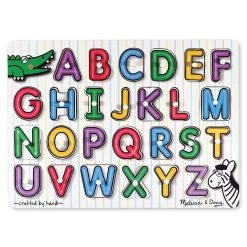 Melissa And Doug Puzzles See-Inside Alphabet Peg Puzzle - 26 Pieces
