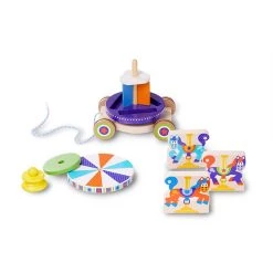 Melissa And Doug First Play Carousel Pull Toy