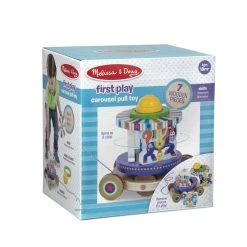Melissa And Doug First Play Carousel Pull Toy