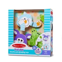 Melissa And Doug Baby (0-12 Months) First Play Favorite Pets Grasping Toys