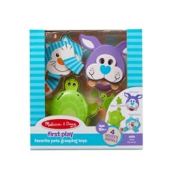 Melissa And Doug Baby (0-12 Months) First Play Favorite Pets Grasping Toys