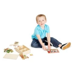 Melissa And Doug Farm Animals Jigsaw Puzzles In A Box