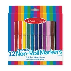 Melissa And Doug Non-Roll Markers Set