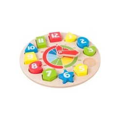 Small Foot Educational Clock Shapes