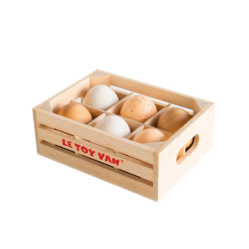 Le Toy Van Farm Eggs Half Dozen Crate Pretend Play Le Toy Van Farm Eggs Half Dozen Crate Pretend Play
