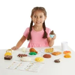 Melissa And Doug Pretend Play Combine And Dine Dinners - 17-piece Set