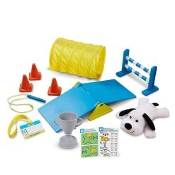 Melissa And Doug Pretend Play Tricks & Training Puppy School Play Set