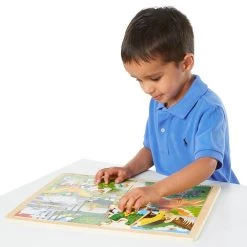 Melissa And Doug Pets Wooden Jigsaw Puzzle - 24 Pieces