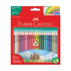 Faber Castell 24 Grip Colored EcoPencils