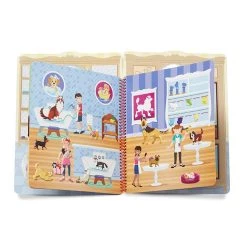 Melissa And Doug Puffy Sticker Activity Book - Pet Place Arts And Crafts