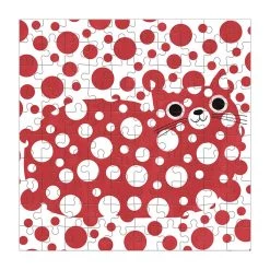 Mudpuppy Yayoi Catsama Arsty Cats 100 Piece Puzzle