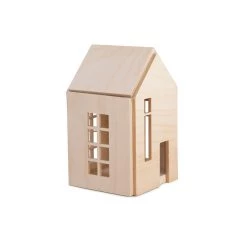 Babai Wooden Dollhouse With Magnets