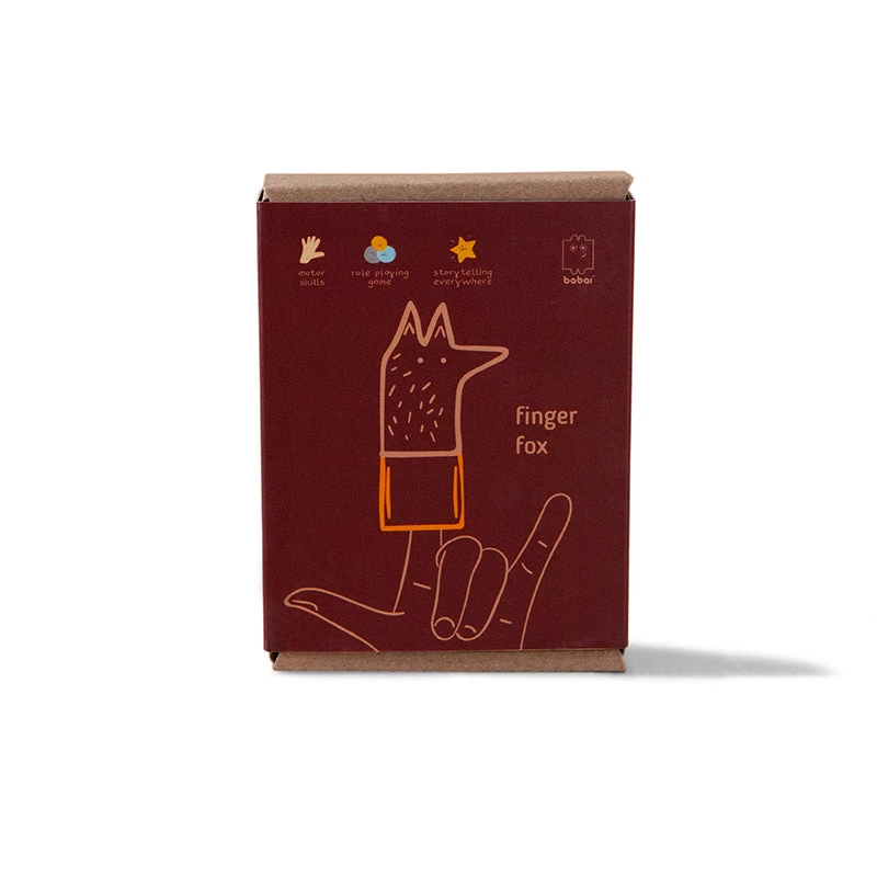 Babai Finger Puppet "Fox" Puppets Babai Finger Puppet "Fox" Puppets