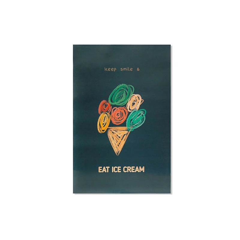 Babai "Keep Smile And Eat Ice Cream" Poster Babai "Keep Smile And Eat Ice Cream" Poster