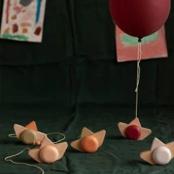 Babai 3-4 Years Pull-go Wooden Ship