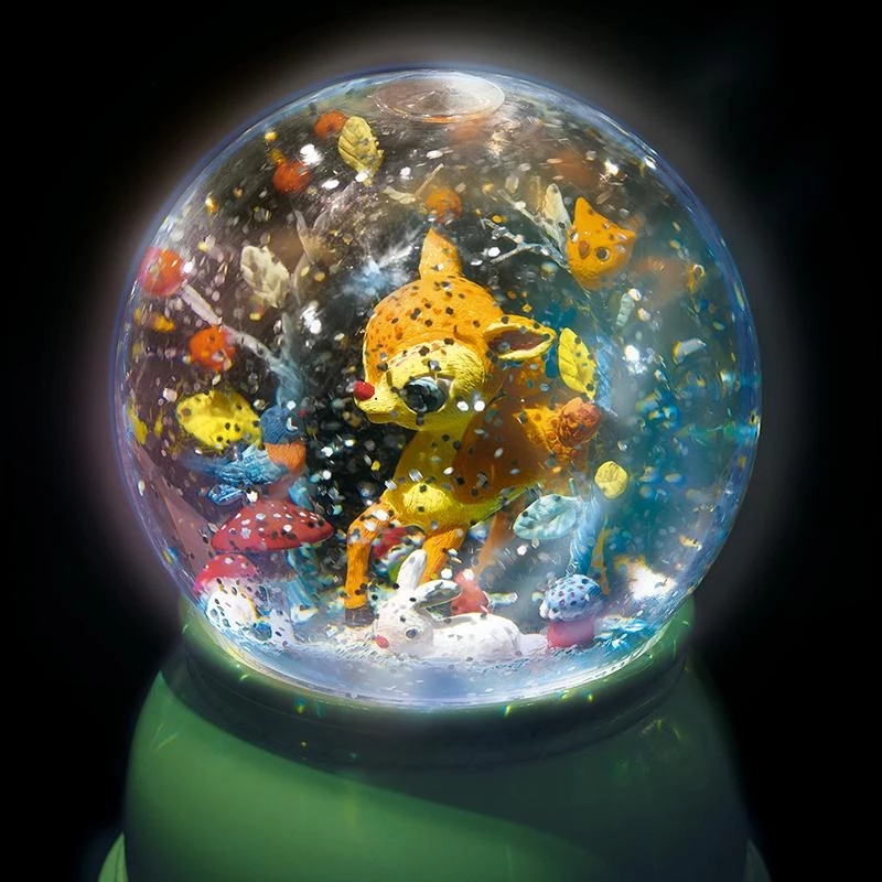 Djeco Fawn Snow Globe Night Light Pretend Play Djeco Fawn Snow Globe Night Light Pretend Play