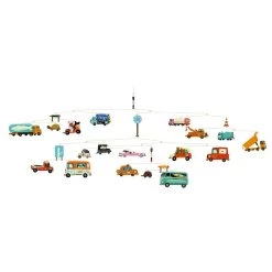 Djeco Pretend Play Traffic Jam Polypro Mobile