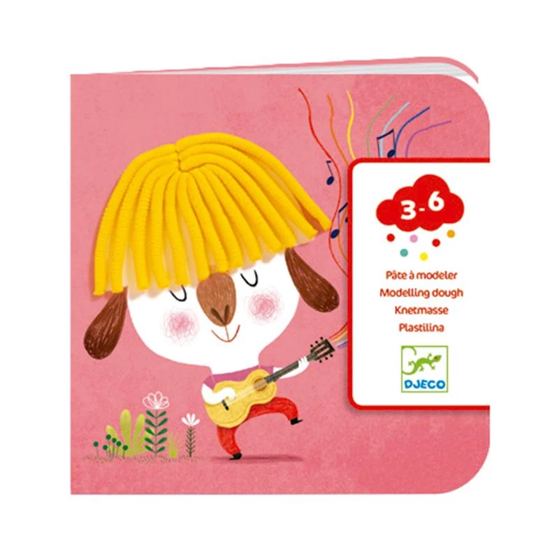 Djeco Curls And Straight Hair Modeling Dough Set Djeco Curls And Straight Hair Modeling Dough Set