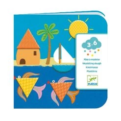 Djeco Arts And Crafts Prints And Shapes Modeling Dough Set