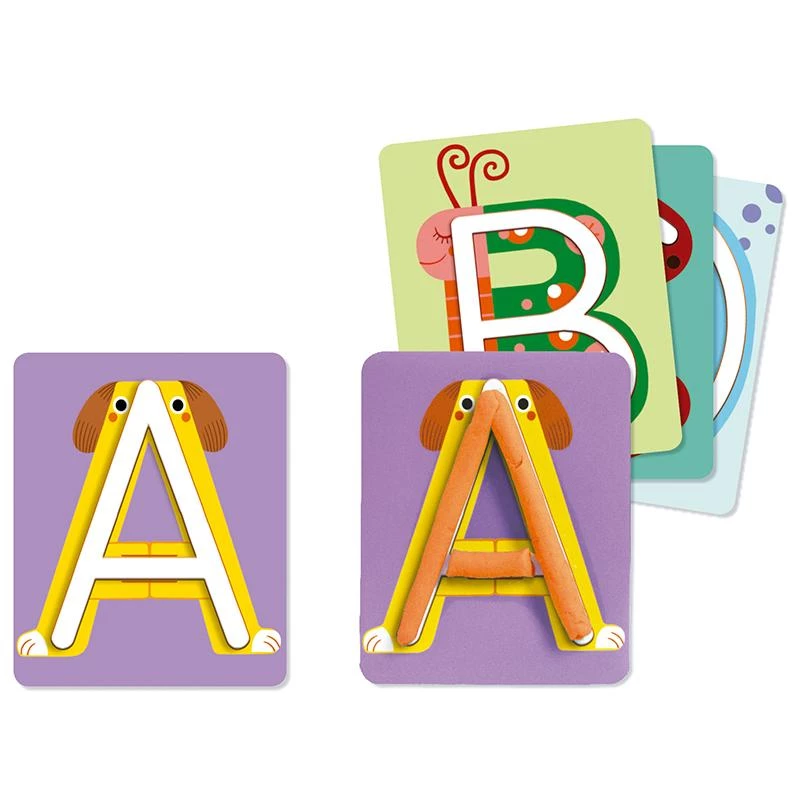 Djeco Letters Modeling Dough Set Djeco Letters Modeling Dough Set