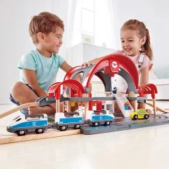 Hape Grand City Station Pretend Play