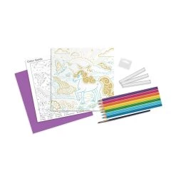 Faber Castell Foil Fun Paint By Number Unicorn