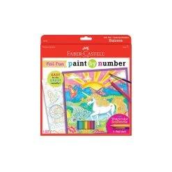 Faber Castell Foil Fun Paint By Number Unicorn