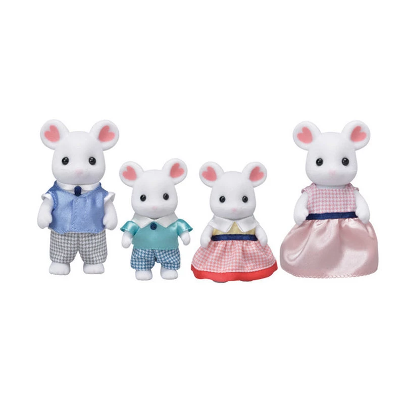 Calico Critters Figures Marshmallow Mouse Family Calico Critters Figures Marshmallow Mouse Family