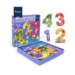 Mideer My First Puzzle Set Of Number Puzzles 1 To 5