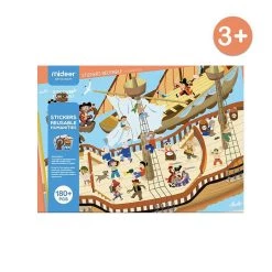 Puzzles Mideer Reusable Sticker Activity Pads: 180-piece Pirates
