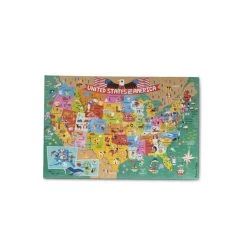 Melissa And Doug Natural Play Floor Puzzle: America The Beautiful