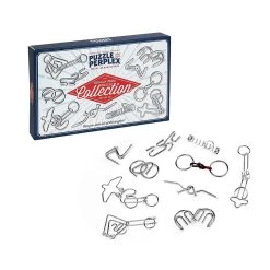 Professor Puzzle Games Puzzle & Perplex Metal Set Of 10