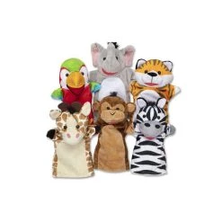 Melissa And Doug Safari Buddies Hand Puppets