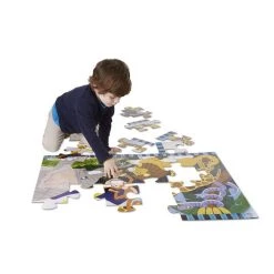 Melissa And Doug Puzzles Safari Social Floor Puzzle - 24 Pieces