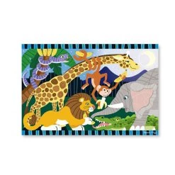Melissa And Doug Puzzles Safari Social Floor Puzzle - 24 Pieces