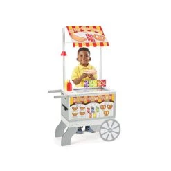 Melissa And Doug Snacks & Sweets Food Cart Pretend Play