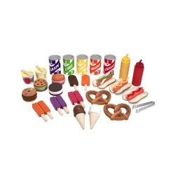 Melissa And Doug Snacks & Sweets Food Cart Pretend Play