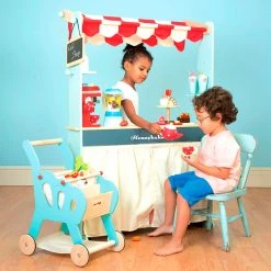 Le Toy Van Pretend Play Wooden Shop & Cafe