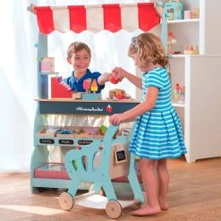 Le Toy Van Pretend Play Wooden Shop & Cafe