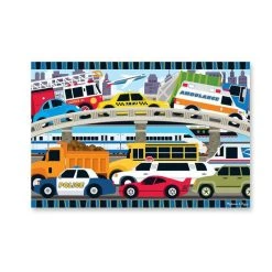 Melissa And Doug Traffic Jam Floor Puzzle - 24 Pieces Puzzles